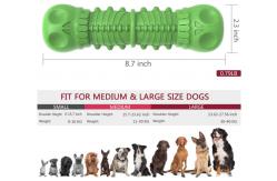 China Rubber Puppy Dog Bone Safe Toys For Aggressive Chewers Interactive supplier