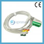 Nihon Kohden 3 lead ECG Cable with leadwires,Clip,IEC for sale