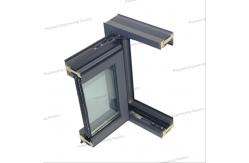 China Aluminum Sliding Glass Heat Insulation Profile Window Thermal Broken Bridge Structure Profile supplier