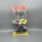 Custom Back Seal Pouch Clear Side Gusset Quad Seal Stand Up Food Nut Snack Candy Eight Side Seal Transparent Plastic Bag for sale
