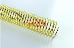 China Book Gold Plated Coil Binding 32mm 4:1 Pitch supplier