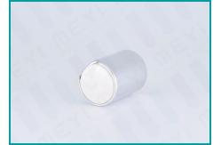 China Matt Silver Disc Top Cosmetic Bottle Cap 24/415 With Smooth Pressing Feeling supplier