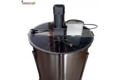 China 6 Frames Stainless Steel Electric Honey Extractor With Vertical Motor supplier