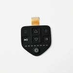 Flexible Custom Silicone Rubber Keypads With Silk Printing Laser Etching Logo for sale