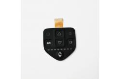 China Flexible Custom Silicone Rubber Keypads With Silk Printing Laser Etching Logo supplier