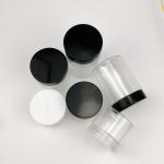 Black Screw Cap Plastic Cream Jars Screen Printing