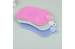 China Bathroom Multi-function Handheld Kitchen Cleaner Brush Silicone Bath Brush supplier