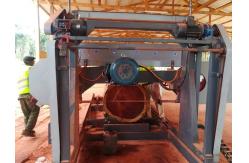 China 60 Inch 1600mm Wood Portable Sawmill Machine For Cutting Tree Trunk supplier