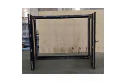China Dark Grey Tilt And Turn UPVC Windows Tempered Double Glass Window Replacement supplier