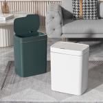 Household Living Room Bathroom Bedroom Large Size with Lid Waterproof Automatic Induction Intelligent Garbage Can for sale