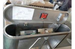 China Security Half Height Turnstiles Tripod Turnstile Gate With Led Direction Instruction supplier