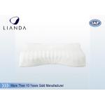 Luxury Memory Foam Pillows White Velour , Memory Foam Bed Pillow CE / SGS for sale