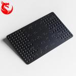 Stainless Steel Matte Black And Gold Business Cards Different Background Coated for sale