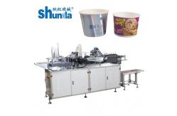 China Cost Effective Paper Container Equipment 2000pcs/Hr Flanging Machine supplier