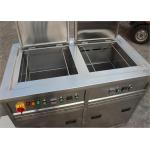Double Tanks Ultrasonic Cleaning Machine , Auto Ultrasonic Cleaner For Car Parts Degrease for sale