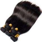 Double Weft Straight Virgin Human Hair Bundles 8A Grade Free Tangle No Shedding