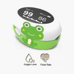 OLED screen portable medical child kid fingertip pulse oximeter rechargeable li battery for sale