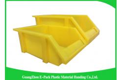 China 20L Shelving Industrial Plastic Totes , Hardware Storage Containers Space Saving supplier