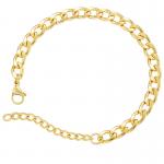 Cuban 18K Gold Plated Bracelet Contemporary Link Chain Men Stainless Steel Bracelet for sale