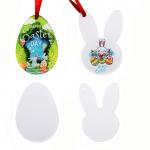Sublimation Acrylic Pendant Easter Bunny Egg Single Sided DIY for sale