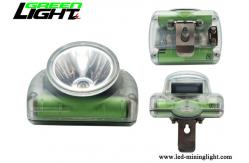 China Underground Miners Cap Lamp Transparent Material 13000lux Super Brightness Impact Resistant supplier