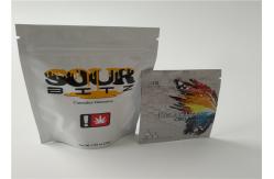 China Buttom Closure Herbal Incense Packaging Gravure Printing With Airtight Zipper Seal supplier