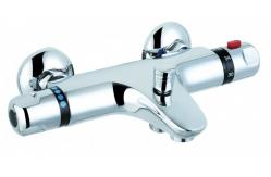 China Chrome 280 Mm Thermostatic Shower With Bath Filler Round Head Shape T8081 supplier