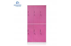 China Home Gym Steel Storage And Lockable Multi-Door Metal Clothes Locker supplier