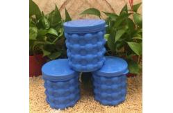 China OD 13cm Dual Cavity Silicone Ice Bucket For Champagne Cooling supplier