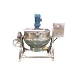Commercial jacked tank syrup jam cooking kettle with agitator for sale