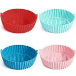 Heat Resistant Silicone Air Fryer Liner Reusable Round for sale