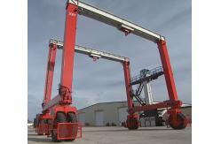 China Tire Small Mobile Gantry Crane Multiple Configurations With Varying Load Capacities supplier