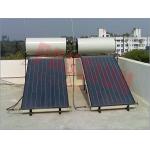 Integrated Colored Steel Blue Titanium Flat Panel Solar Water Heater For Pitched Roof for sale