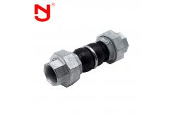 China Industrial Pipe Dn65 Flexible Bellows Expansion Joint Screwed Union supplier