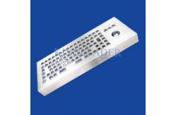 China Vandalism Industrial Computer Desktop Metal Keyboard With Trackball supplier