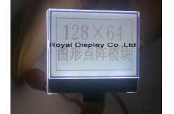 China 12864 Stn COG Lcd Module Blue Negative Industrial LCD Screen Transmissive supplier