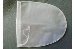 China 200 Micron Round Recyclable Nylon Rosin Bags Milk Filter Bag With Drawstring supplier