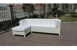 China 2pcs poly rattan sofas supplier