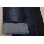 9.4 oz Cotton Spandex Slub Indigo Embossed Stretchy Denim Fabric for sale