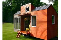 China 1-2 People Prefab Tiny House On Wheels Customized With Dormer Roof supplier