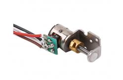 China VSM0632 Slider Stepper Motor 8mm 2 Phase With Metal Slider Bracket supplier