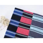 Skin-Friendly Pure Cotton And Linen Sweat Absorbent Striped Material Fabric For Casual Shirt for sale