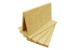 China ISO Fireproof Hydrophobic Insulation Rock Wool Board Panels High Density supplier