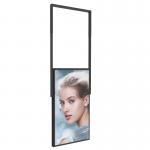 Advertising Kiosk LCD Display Ultra Thin 43 Inch Double Sided for Shop Window for sale