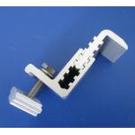 Anodized Solar End Clamp flat Roof Solar Mounting Systems With Nut / Bolt for sale