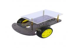 China 2 Layer Line Tracing Arduino Car Robot , Two Wheel Drive Smart Car Kits supplier
