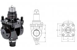 China Multiangular Driven Tool Holder With External Locking Chuck Clamping Method supplier