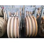 China Anti Twisting 26KG  - 150KG Wire Stringing Blocks Nylon Large Rope Pulley factory