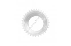 China ODM 3M Toothed Pulley Wheel Silver Aluminum Anodic Oxidation Timing Belt Pulley supplier