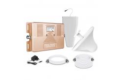 China Coverage Dual Band Signal Booster 800 / 1800MHz Cellular 2G 4G LTE Repeater Amplifier supplier